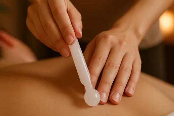 Darstellung Stäbchenmassage